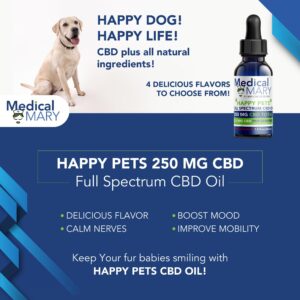 250 mg Pet Tincture – Full Spectrum – Medical Mary Bath Bombs Candy Shop Cannabis & Kratom