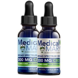 Medical Mary – Broad Spectrum 300 mg Peppermint Bath Bombs Candy Shop Cannabis & Kratom