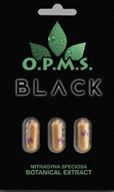 OPMS Black 3 ct caps Kratom Capsules Candy Shop Cannabis & Kratom