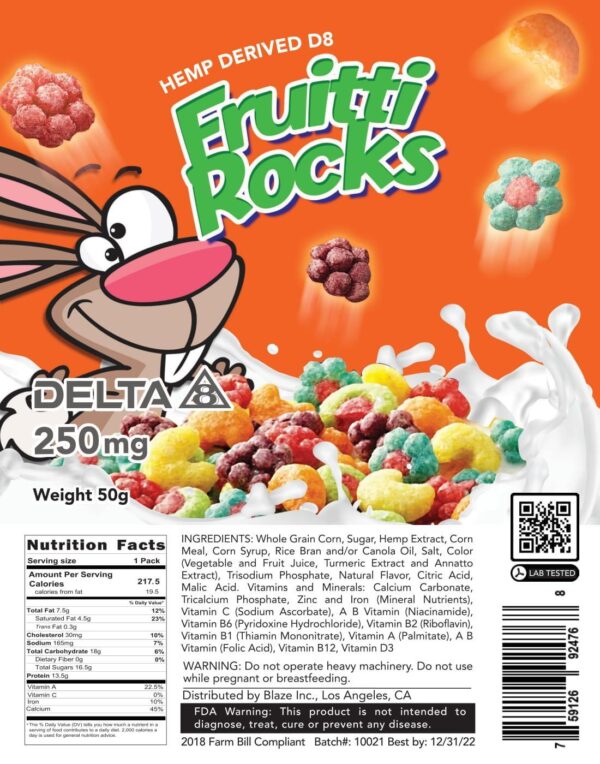 Fruity Rocks Cereal Edibles Candy Shop Cannabis & Kratom