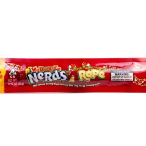 Nerd Rope – RED –  250 Mg Delta 8 THC Edibles Candy Shop Cannabis & Kratom