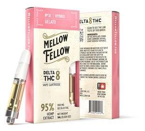 D8 – Mellow Fellow – Gelato Vape Pens & Carts Candy Shop Cannabis & Kratom