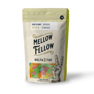 Sour Gummy Kids- 500 mg Delta 8 – Mellow Fellow Edibles Candy Shop Cannabis & Kratom