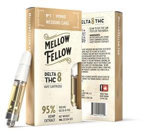 D8 – Mellow Fellow – Wedding Cake Vape Pens & Carts Candy Shop Cannabis & Kratom