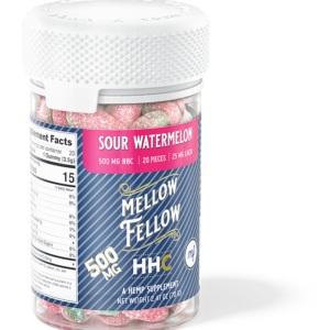 Sour Watermelons – THCO 500 mg – Mellow Fellow Edibles Candy Shop Cannabis & Kratom