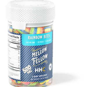 Rainbow Bites – 500 mg HHC – Mellow Fellow Edibles Candy Shop Cannabis & Kratom