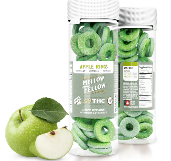 Apple Rings – D9 – Mellow Fellow Edibles Candy Shop Cannabis & Kratom