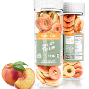 Peach Rings – D9 – Mellow Fellow Edibles Candy Shop Cannabis & Kratom
