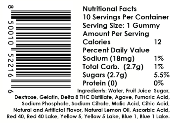 400mg CannaWORMS Delta 8 Gummies Candy/Cookies Candy Shop Cannabis & Kratom 2